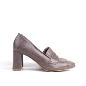 Ženske kožne cipele 1819 Braon siva