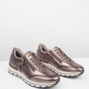 Bronza kožne ženske patike Tamaris 23765-43