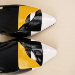 Ženske kožne sandale Invento 2185 Cream black