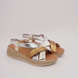 Ženske kožne sandale Marila Varsi Multimetal