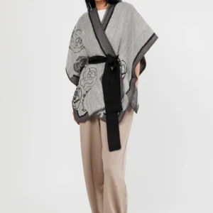 Anekke pončo sa kaišem 41284-021