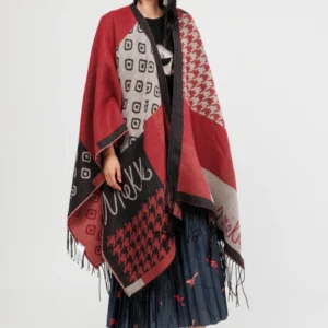 Anekke pončo sa resama 41284-032