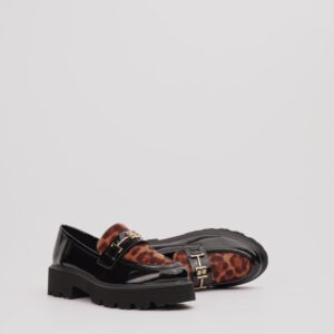 Ženske mokasine C482 Black/leo