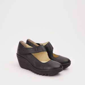 Ženske kožne cipele Fly 682 Mousse black