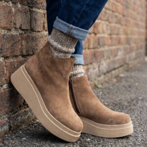 Ženske kožne čizme Florida F5643 Duvan