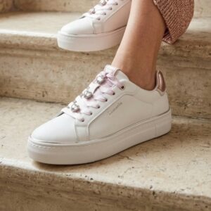 belo roze ženske patike