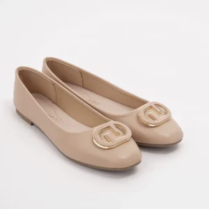 Bež ženske baletanke L242608 - 39