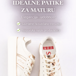 Bele ženske patike sa rose gold detaljima – elegantan model za svaki dan i posebne prilike