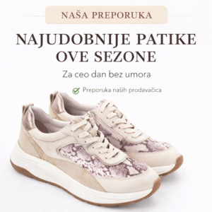 Ovo su jedne od najudobnijih patika ove sezone – model koji kupci najčešće biraju kada žele sigurnu kombinaciju udobnosti i stila.
