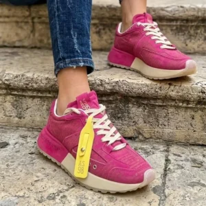 Ženske kožne patike AirStep pink C01104