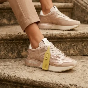 Ženske kožne patike bež AirStep C01101 202