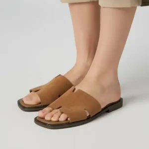 Camel ženske kožne papuče  G003 5410