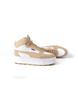 Belo bež ženske kožne patike Puma 387213-004