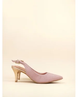 Sjajne pink ženske sandalete 1185.700