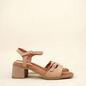 Bež ženske sandale sa punom petom LS762555 Beige