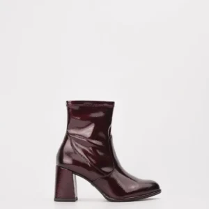 Bordo lak ženske čizme Tamaris 25357-41