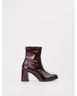 Bordo lak ženske čizme Tamaris 25357-41