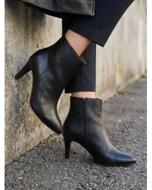 Crne ženske kožne čizme S.Oliver 25316 Black