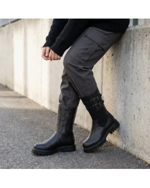 Ženske kožne čizme Mod A1501 Black