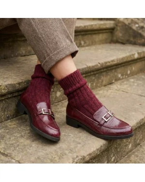 Bordo ženske mokasine Favorito L762502