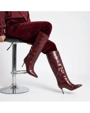 Ženske čizme LX562566 Burgundy