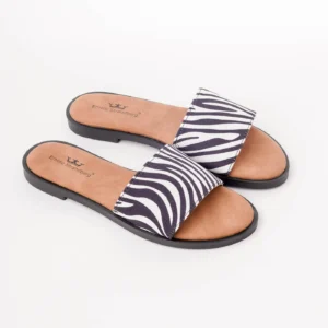 Zebra/animal print ženske papuče PA59