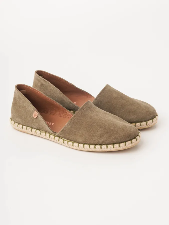 Zelene ženske espadrile Carmen