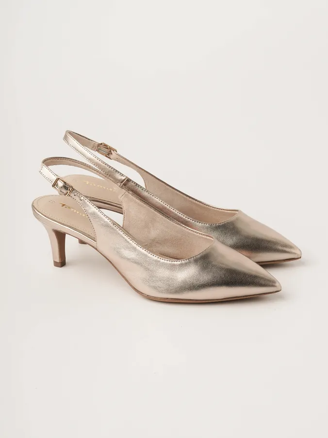 Zlatne ženske sandalete 29611-42