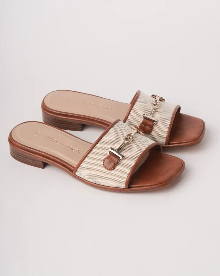 Bež/camel ženske papuče MT27111-46