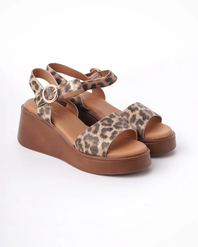 Leopard ženske sandale print S67