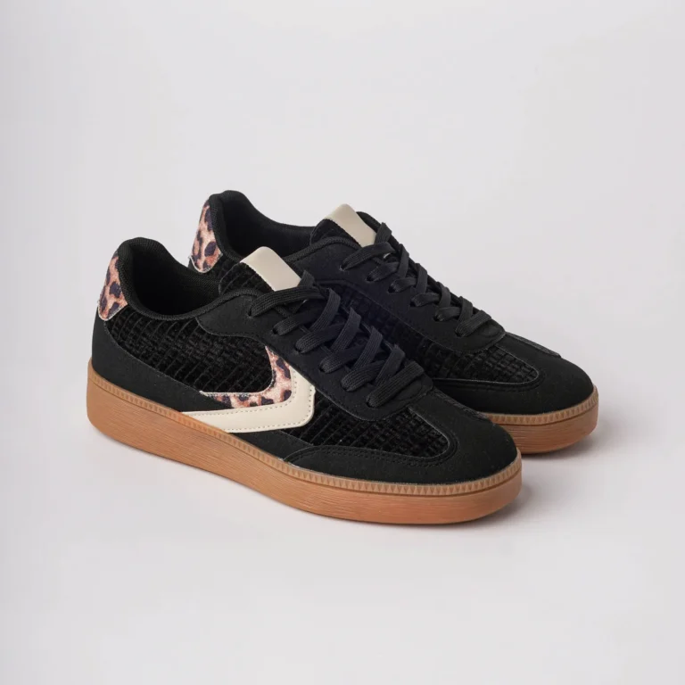 Crne leopard ženske patike L182682
