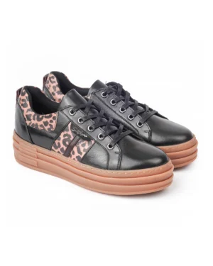Kožne patike Stefano 24101 sa leopard detaljima