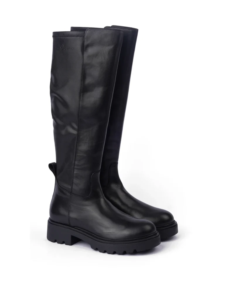 Crne ženske visoke čizme S.Oliver 2183731 BLACK