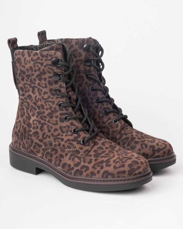 Leopard ženske kožne martinke 85107-43