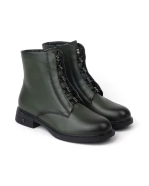 Zelene ženske gležnjače sa rajsferšlusom Neta AQ609 GREEN