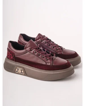 Bordo leopard ženske patike P280