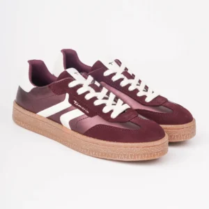 Bordo/metalik ženske patike 23723-44