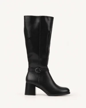 Favorito crne čizme na štiklu LX622631BLK 27J