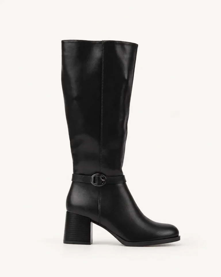 Favorito crne čizme na štiklu LX622631BLK 27J