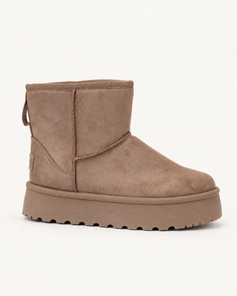 Bež ženske čizme na platformi Neta G11X KHAKI
