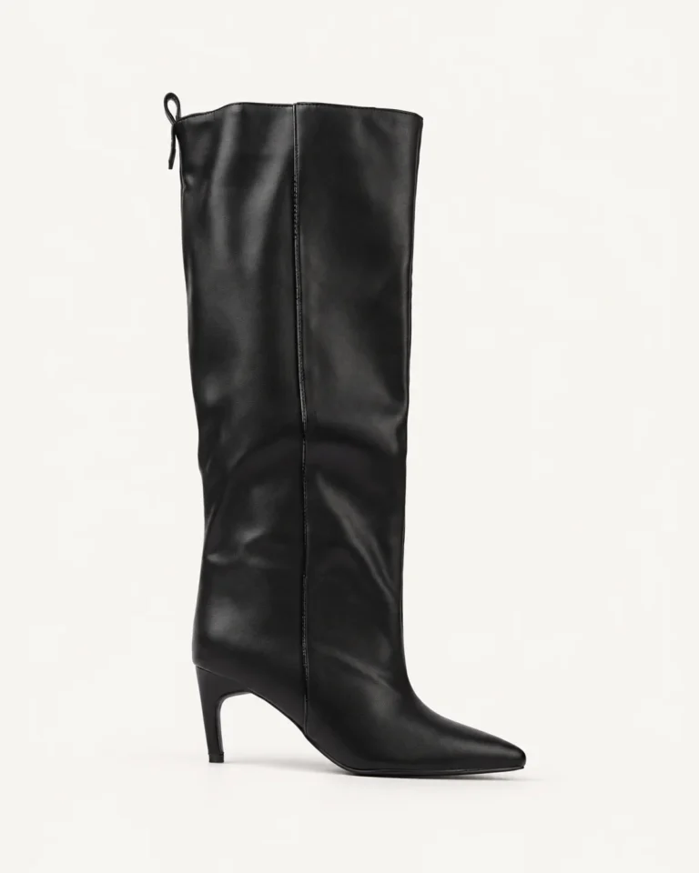 Favorito crne čizme na štiklu LX562634BLK-PU 27J