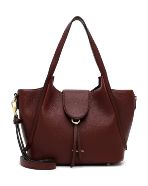 Tamaris bordo ženska tašna Manuela 35043 – pogled spreda