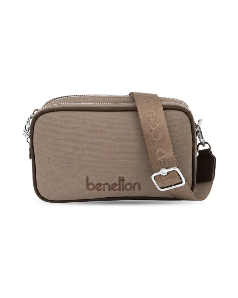 Bež ženska tašna Benetton za rame BNT1682