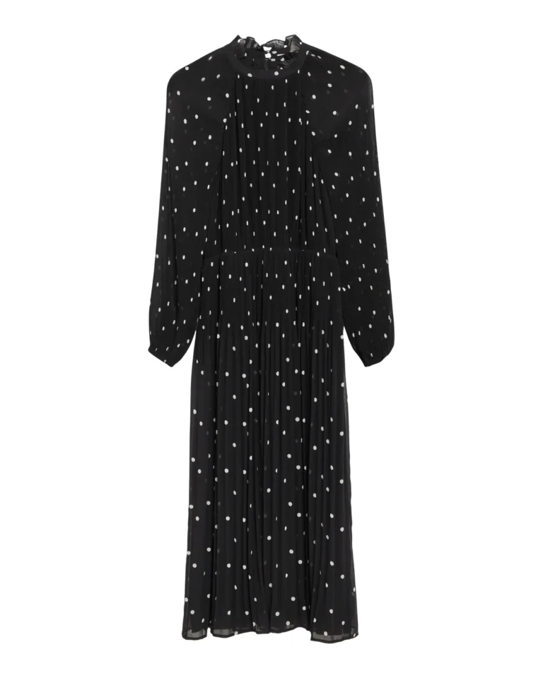 Crna haljina COMMA 012 GREY BLACK